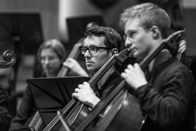 Rehearsal Picture black and white