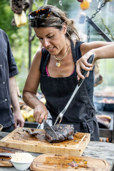 Carving up the barbecue