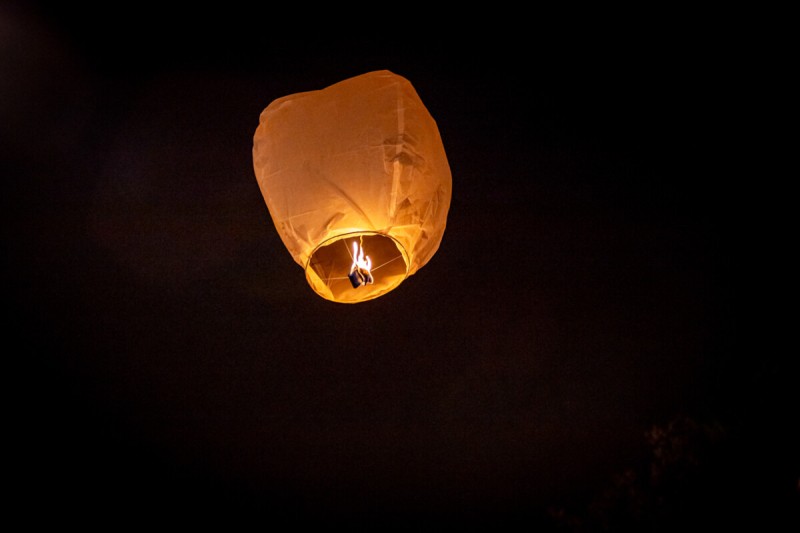 Lantern in the sky