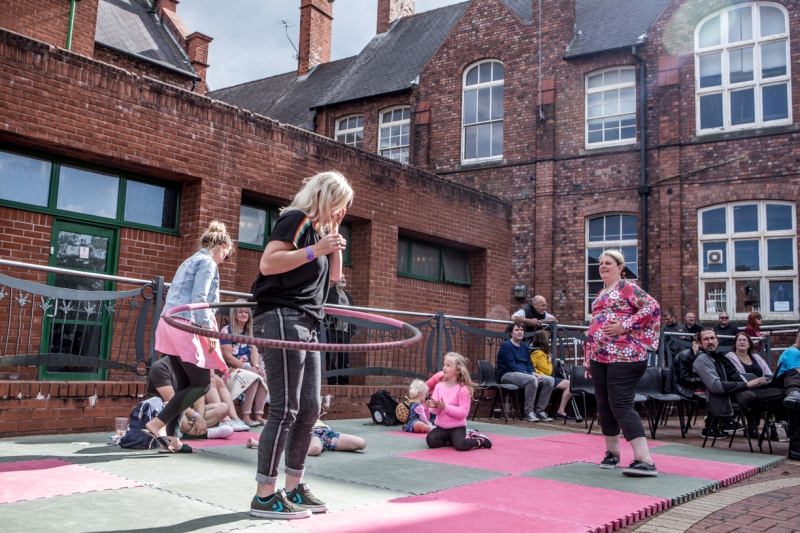 Hula hoop fun