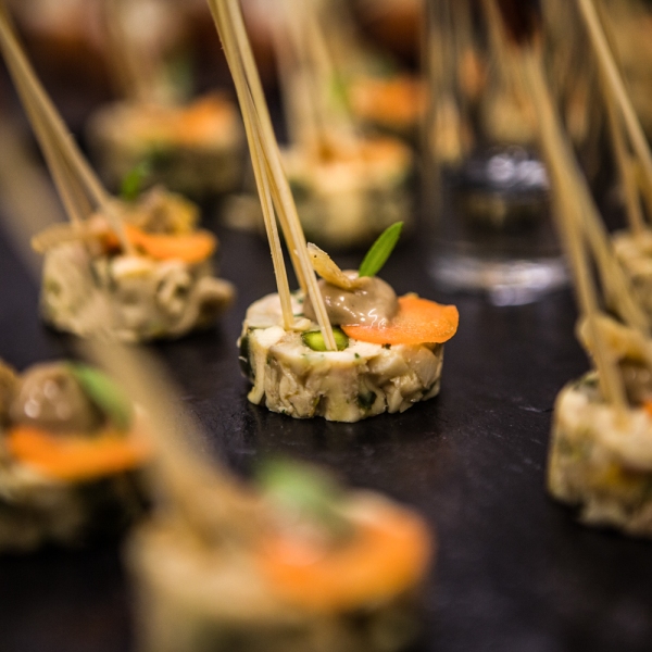 Savoury canapés