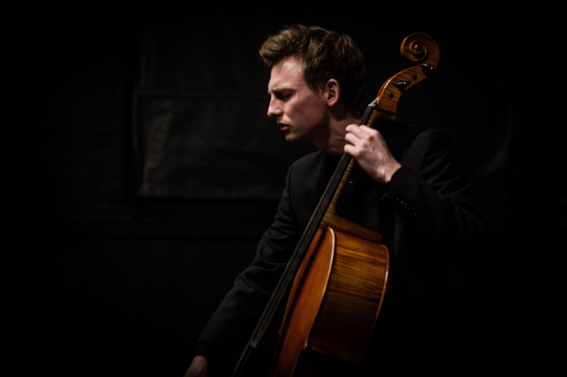 Cellist onstage