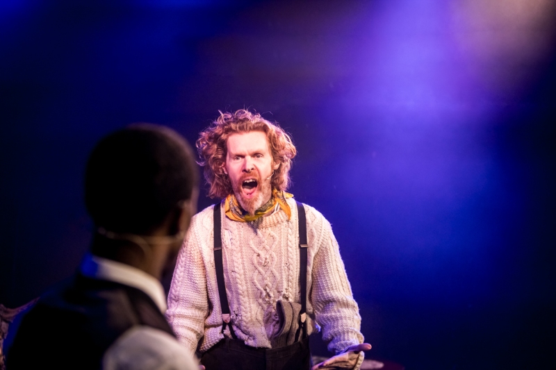 Actor onstage