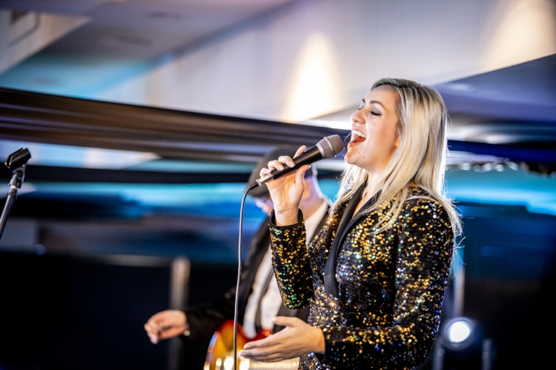 Singer onstage London