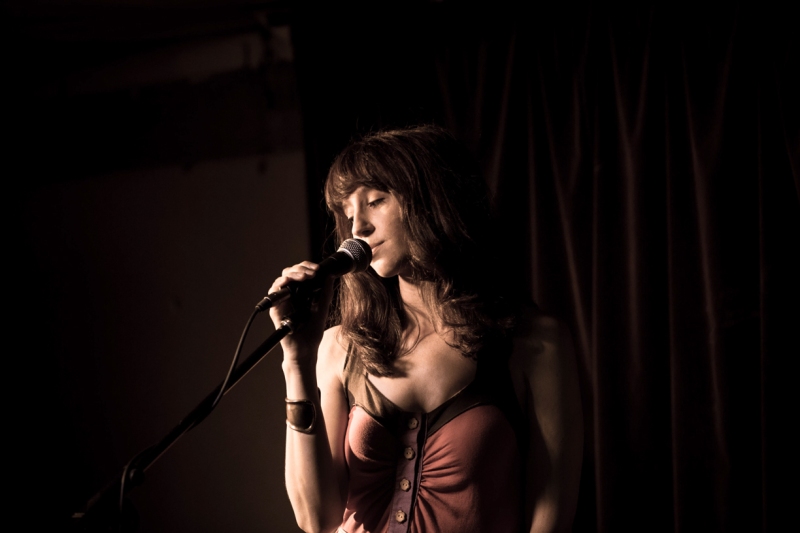 Hazel Iris perfomring live