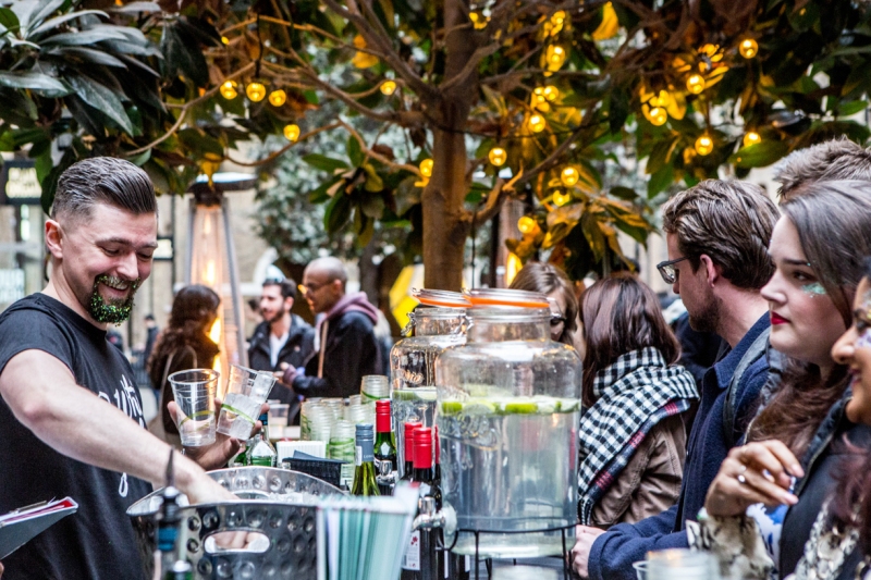 Outdoor WeWork event Central London