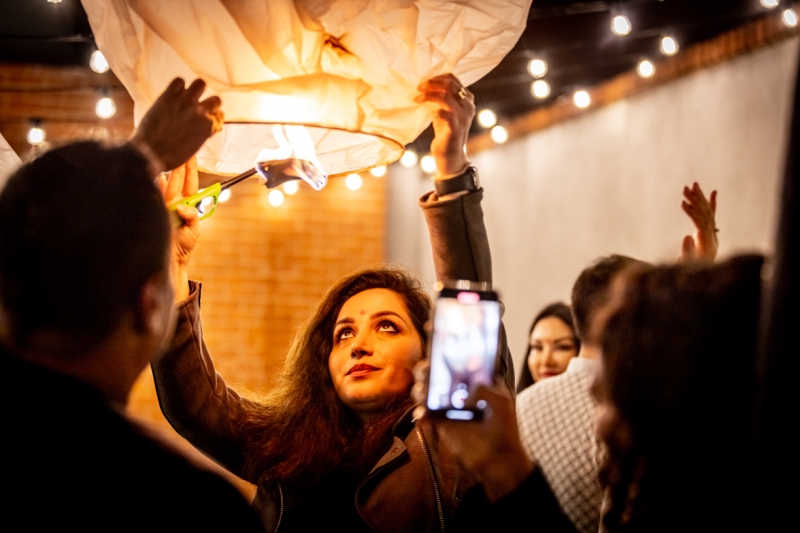 Diwali outdoor lantern event