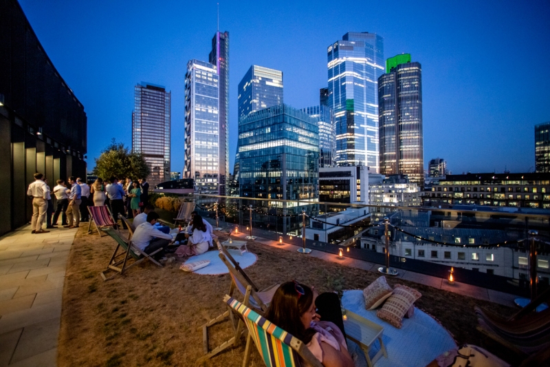 Evening on the terrace