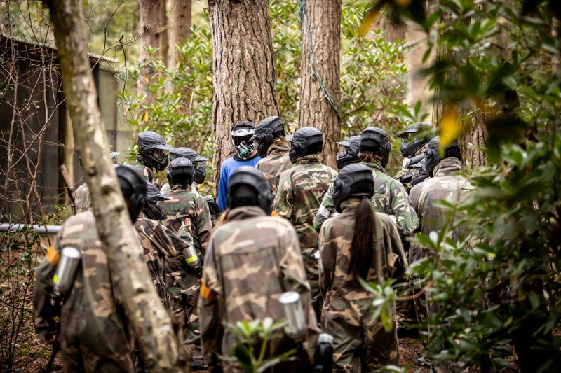 Woodland  paintball