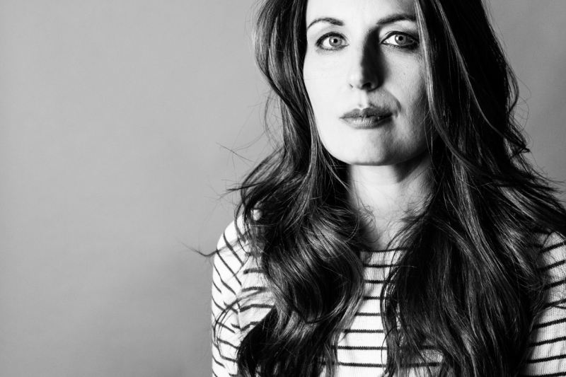 Black and white portrait