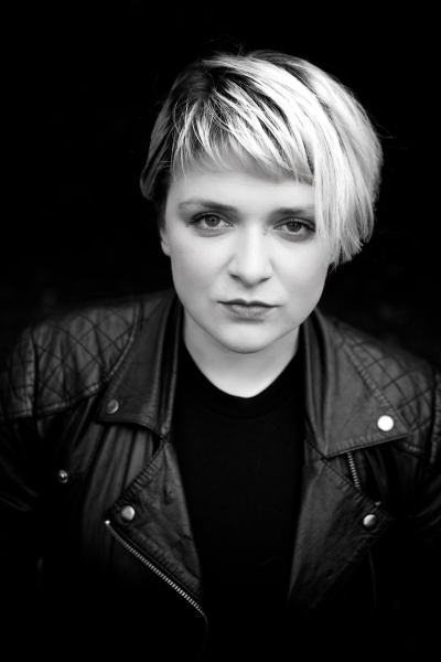 Black and white portrait