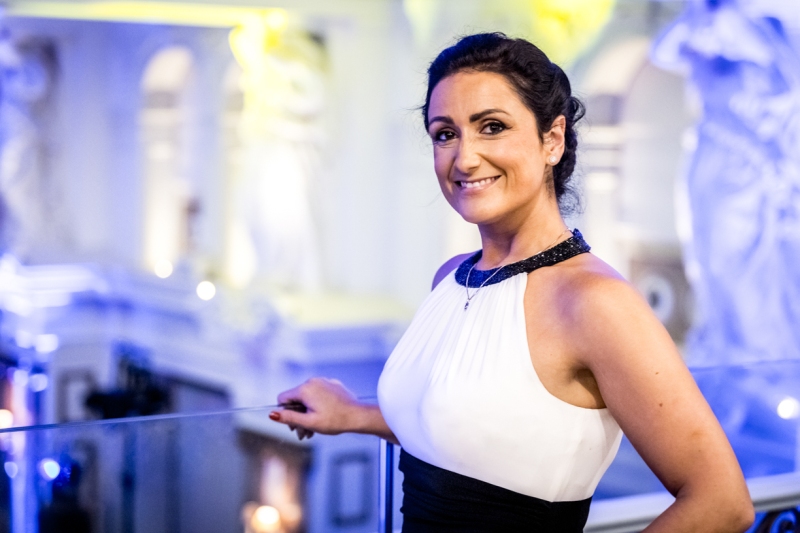 Portrait at an awards ceremony