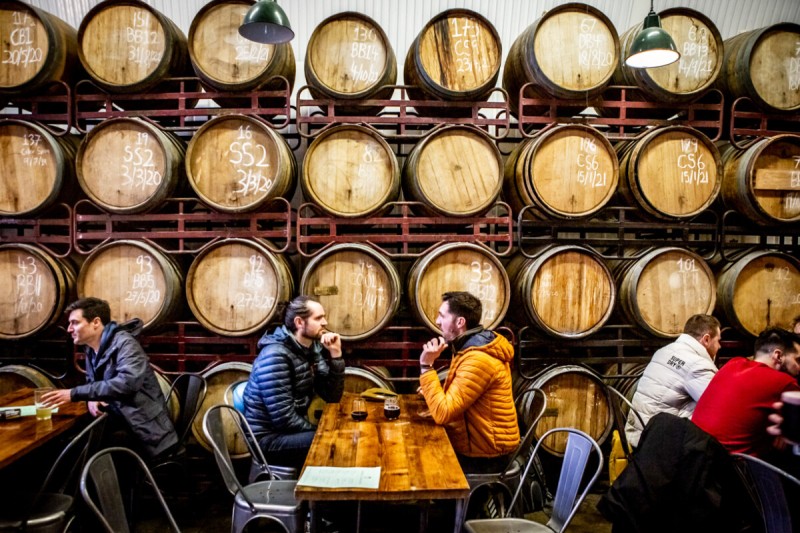 Beer Barrels at the Barrel Project