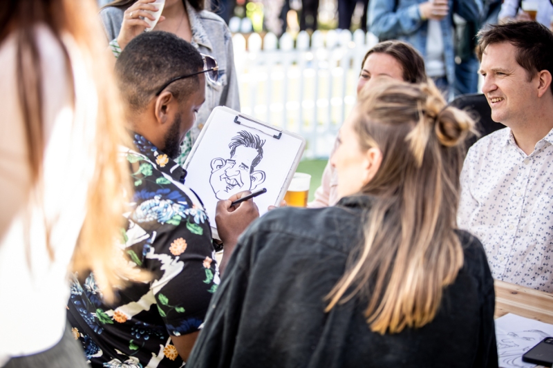 Caricature drawing